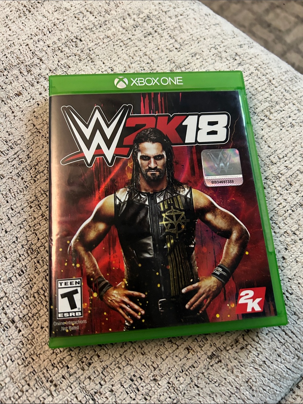 Microsoft Xbox One WWE 2K18 Game - Green Case